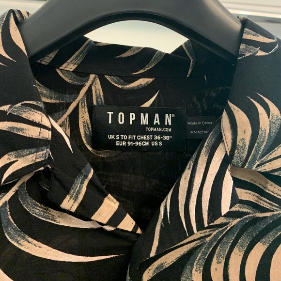 Men’s Topman Short Sleeve Button Down - Picture 3 of 3